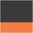 dark grey/ orange